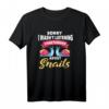 I Was Thinking About Snails Geschenk - Lustiges Schnecken T-Shirt für Schneckenliebhaber & Sammler