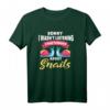 I Was Thinking About Snails Geschenk - Lustiges Schnecken T-Shirt für Schneckenliebhaber & Sammler