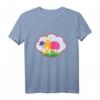 Kinder T-Shirt mit süßer Schnecke und Blume im Garten bei Sonnenschein – Perfekt für Garten- und Naturliebhaber