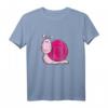 Kleine Schnecke T-Shirt mit lustigem Schneckendesign – Tiermotiv im Comic- oder Cartoon-Stil, perfekt für Schneckenfans, Kinder, Damen und Herren