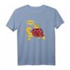 Lustiges Schnecke auf Schildkröte Reiten T-Shirt – Niedliches Tiermotiv für Tierliebhaber, Geburtstag, Weihnachten & mehr