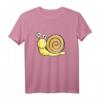 Verrückte Schnecke T-Shirt mit Schnecken-Vieh Motiv – Lustiges Comic Design für Kinder, Damen & Herren als Geschenkidee für Schnecken-Fans