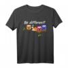 Be Different! Lustiges Eulen & Schnecke T-Shirt für Damen, Herren & Kinder – Perfekt als Geschenk für Tierliebhaber & Freunde, die anders sein wollen