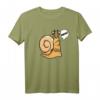 Schnecke Schneckenliebhaber T-Shirt – Für Tier- und Naturliebhaber, perfekt für Männer, Frauen, Teenager & Kinder