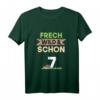 Kinder Frech Wild und schon 7 Jahre Geburtstag Schnecke T-Shirt – Lustiges Geschenk zum 7. Geburtstag für Mädchen und Jungen