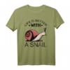Life Is Better With A Snail Kids T-Shirt – Niedliches Schnecken Oberteil, Geschenkidee für Schneckenliebhaber, Kinder & Tierfreunde