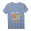Damen Schnecke Schneckenliebhaber Gartenbesitzer V-Ausschnitt T-Shirt – Leichtes, klassisch geschnittenes Natur- und Gartenmotiv