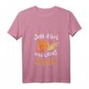 Damen Schnecke Schneckenliebhaber Gartenbesitzer V-Ausschnitt T-Shirt – Leichtes, klassisch geschnittenes Natur- und Gartenmotiv