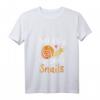 Damen Schnecke Schneckenliebhaber Gartenbesitzer V-Ausschnitt T-Shirt – Leichtes, klassisch geschnittenes Natur- und Gartenmotiv