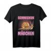 Kinder Schnecken T-Shirt Mädchen - Lustiges Schnecken Outfit für Kinder, Damen & Herren, Perfekt als Geschenk oder Zubehör