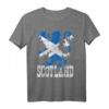 Schottland Flagge Vintage Wappen Löwe T-Shirt – Perfektes Geschenk oder Souvenir für Schotten und Schottland-Liebhaber