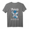 Schottland Löwen Wappen Retro T-Shirt – Perfektes Geschenk für Schottland-Fans, Touristen und Stolz-Träger