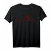 Schottisches Hochlandrind EKG Herzschlag T-Shirt – Originelles Landwirt Geschenk mit Vintage Rind Motiv & lustigem Spruch