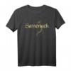 Sassenach Libelle Retro T-Shirt - Schottisches Geschenk mit Distressed Look und Distel-Design