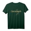 Sassenach Libelle Retro T-Shirt - Schottisches Geschenk mit Distressed Look und Distel-Design