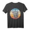 Retro Schottisches Hochlandrind T-Shirt für Tierliebhaber, Bauern und Farmer – Klassisches Design, doppelt genähter Saum