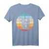 Retro Schottisches Hochlandrind T-Shirt für Tierliebhaber, Bauern und Farmer – Klassisches Design, doppelt genähter Saum