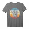 Retro Schottisches Hochlandrind T-Shirt für Tierliebhaber, Bauern und Farmer – Klassisches Design, doppelt genähter Saum