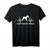 Russischer Schwarzer Terrier T-Shirt für Hundeliebhaber – Herzschlag-Design, klassisch geschnitten, perfekt für Hundebesitzer