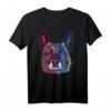 Splash Dutch Shepherd Hund T-Shirt – Buntes Geschenk für Hundeliebhaber und Herrchen/Frauchen der Holländischen Schäferhundes