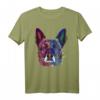 Splash Dutch Shepherd Hund T-Shirt – Buntes Geschenk für Hundeliebhaber und Herrchen/Frauchen der Holländischen Schäferhundes