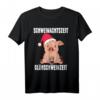 Lustiges Glühschwein T-Shirt mit Schwein - Witziges Weihnachtsgeschenk für Glühwein- und Schweinefans, ideal für Nikolaus & Weihnachten