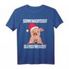 Lustiges Glühschwein T-Shirt mit Schwein - Witziges Weihnachtsgeschenk für Glühwein- und Schweinefans, ideal für Nikolaus & Weihnachten