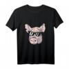 Schweinetier mit Sonnenbrille T-Shirt - Lustiges Tiermotiv Geschenk für Geburtstag, Weihnachten & besondere Anlässe