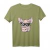 Schweinetier mit Sonnenbrille T-Shirt - Lustiges Tiermotiv Geschenk für Geburtstag, Weihnachten & besondere Anlässe