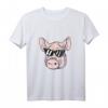 Schweinetier mit Sonnenbrille T-Shirt - Lustiges Tiermotiv Geschenk für Geburtstag, Weihnachten & besondere Anlässe