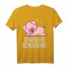 Offizielles Schwein Schlafshirt Pyjama – Lustiges Geschenk für Langschläfer, Morgenmuffel & Tierliebhaber, Damen & Herren