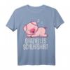 Offizielles Schwein Schlafshirt Pyjama – Lustiges Geschenk für Langschläfer, Morgenmuffel & Tierliebhaber, Damen & Herren