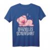 Offizielles Schwein Schlafshirt Pyjama – Lustiges Geschenk für Langschläfer, Morgenmuffel & Tierliebhaber, Damen & Herren