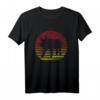 Retro Schwein Silhouette T-Shirt für Landwirte und Schweinefreunde – Klassisch geschnitten, doppelt genähter Saum