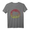Retro Schwein Silhouette T-Shirt für Landwirte und Schweinefreunde – Klassisch geschnitten, doppelt genähter Saum