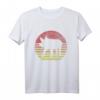 Retro Schwein Silhouette T-Shirt für Landwirte und Schweinefreunde – Klassisch geschnitten, doppelt genähter Saum