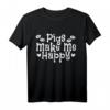 Schweine Schwein T-Shirt – Lustiges Tiermotiv, Klassisch geschnitten, Bequemes Schwein-Shirt für Tierliebhaber