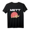Mettigel - Mein Lieblingstier ist der Mettigel Gehacktes T-Shirt mit coolem Spruch, perfekt für Fleischliebhaber und Metzger