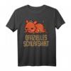 Offizielles Wildschwein Schlafshirt Pyjama – Lustiges Geschenk für Langschläfer, Morgenmuffel und Wildschwein-Fans