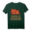 Offizielles Wildschwein Schlafshirt Pyjama – Lustiges Geschenk für Langschläfer, Morgenmuffel und Wildschwein-Fans