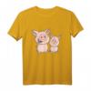 Zwei rosa Schweinchen T-Shirt - Lustiges Comic Design für Kinder, Teens & Erwachsene, Perfekt als Geschenk zu Weihnachten & Geburtstag