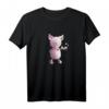 Lustiges Schwein T-Shirt mit Tiermotiv im Comic Style – Perfektes Geschenk für Kinder, Jung & Alt zu Weihnachten & Geburtstag
