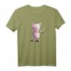 Lustiges Schwein T-Shirt mit Tiermotiv im Comic Style – Perfektes Geschenk für Kinder, Jung & Alt zu Weihnachten & Geburtstag