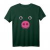 Lustiges Schwein-Gesichts-Rosa-Halloween-Tier T-Shirt – Humorvolles Geschenk für Tier- und Halloween-Fans, klassisch geschnitten