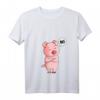 Damen Schwein Nö Schweinchen T-Shirt mit V-Ausschnitt - Lustiges Schweine Design für Landwirte, Bauern, Züchter und Schweine-Liebhaber