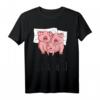 Offizielles Schweine Familie Landwirt Schlafshirt – Lustiges Schlafshirt für Landwirte, Schweineliebhaber und die ganze Familie, perfekt für Bettliebhaber und Geschenke