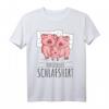 Offizielles Schweine Familie Landwirt Schlafshirt – Lustiges Schlafshirt für Landwirte, Schweineliebhaber und die ganze Familie, perfekt für Bettliebhaber und Geschenke