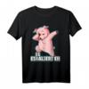 Es Eskaliert Eh Schwein T-Shirt mit Dabbing Schwein Spruch – Lustiges Tiermotiv für Humorliebhaber, klassisch geschnitten