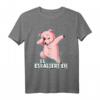 Es Eskaliert Eh Schwein T-Shirt mit Dabbing Schwein Spruch – Lustiges Tiermotiv für Humorliebhaber, klassisch geschnitten
