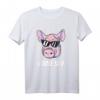 Coole Sau mit Sonnenbrille Schwein T-Shirt - Lustiges Landwirtenshirt für Partys, Bauern & Schweinezüchter